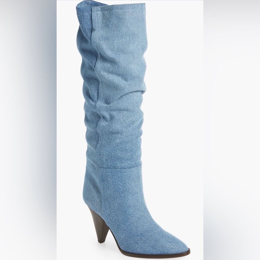 Isabel Marant Ririo Denim Knee-High Boots – EU 40 – NWT